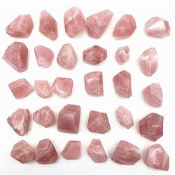 OSBELE 1 Packung natürlicher rosafarbener Kristall Rosenquarz Kristall Palme unregelmäßige Steine ​​schöner natürlicher Kristallstein ZANLIIYIN (Material : 50-60mm) von OSBELE