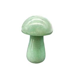OSBELE 1er-Pack natürlicher großer grüner Aventurin-Rosa-Kristallpilz, polierte Steine, schöner natürlicher Kristallstein ZANLIIYIN (Color : Green Aventurine) von OSBELE
