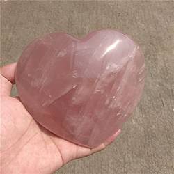 OSBELE 840 g natürlicher großer Rosenquarzkristall mit Herzkristall ZANLIIYIN von OSBELE