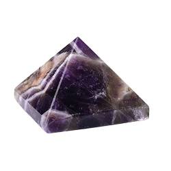 OSBELE Natürlicher Kristalltraum-Amethyst-Pyramide-Heilstein-Kristallpunkt-Turm Schöner natürlicher Kristallstein ZANLIIYIN von OSBELE