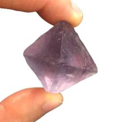 OSBELE Natural Dream Amethyst 8-seitige dreieckige Form Purple Gem Wand Point Heilsteine ​​Schöner natürlicher Kristallstein ZANLIIYIN (Color : 30-38mm_3pcs) von OSBELE