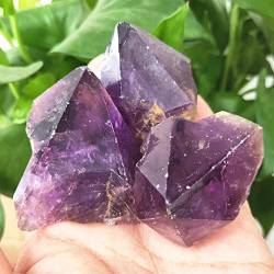 OSBELE Roher mineralischer natürlicher rauer Amethyst-Kristallquarz-Stein, der 1-5pcs schönen natürlichen Kristallstein heilt ZANLIIYIN (Material : 240-280g) von OSBELE