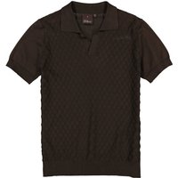 OSCAR JACOBSON Herren Polo-Shirt braun von OSCAR JACOBSON