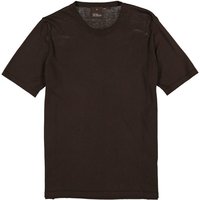 OSCAR JACOBSON Herren T-Shirt braun Baumwolle von OSCAR JACOBSON