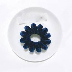 Winter Pelz Chenille Telefondraht Haargummi Große Spirale Form Gummi Elastisches Haarband Frauen Zubehör-10 von OSMARI