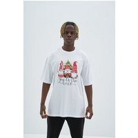 OSSY HOMER T-Shirt Ossy Homer 100% Baumwolle Weihnachten T-Shirt Merry Christmas Unisex von OSSY HOMER