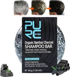 Pure Hair Darkening Shampoo Bar, Pure Hair Revitalization Bar, Pure Organic Hair, Spartan Grey Hair Reverse Bar, Grey Hair Reverse Bar, Mane Grey Reverse Bar für alle Haartypen (1pcs) von OSTRI