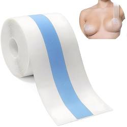 OSUWLSI Klebe-BH Tape Unsichtbarer Bruststraffung Band Push Up Brust Tape(Transparent), Einheitsgröße von OSUWLSI