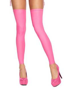 OT Wetlook-Beinstulpen mit Schnürung Bein Erotik Stockings Strümpfe in pink von 7-Heaven Dessous (S/M) von OT