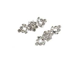 2 x Kristall Charm Strass Schnalle mit Hochzeit Schuh Clips Dekoration … von OTOTEC