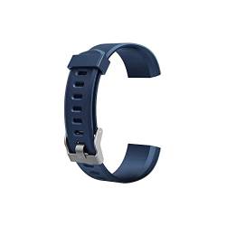 OTOTEC Smartwatch Silikon Uhrenarmband Schnellverschluss Ersatzarmband für 170mm-225mm Handgelenkgröße Kompatibel mit ID115Plus HR, Blau von OTOTEC