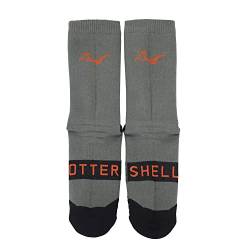 OTTERSHELL Unisex Wasserdichte kalte Wetter mittlere Länge Socken, Für Outdoor-Aktivitäten Golf Laufen Radfahren Wandern. (S Military Green - Middle) von OTTERSHELL