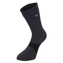 OTTERSHELL Unisex wasserdichte Socken Ultraleichte Wandersocken antiblasen warm Trekkingsocken atmungsaktive schnelltrocknende. (43-46 Grau - B) von OTTERSHELL