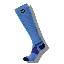 OTTERSHELL Wasserdichte Socken, kniehohe Socken Geeignet für wie Laufen, Radfahren, Bergwandern und Wandern Die Merinowolle (Blau-k, XL) von OTTERSHELL