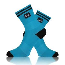OTTERSHELL Wasserdichte atmungsaktive Socken Geeignet für Outdoor-Aktivitäten wie Laufen, Radfahren, Bergwandern und Wandern (M Hellblau) von OTTERSHELL