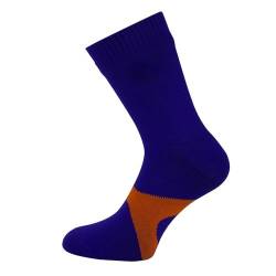 OTTERSHELL wasserdichte atmungsaktive Socken Damen und Herren.Geeignet für Outdoor-Aktivitäten wie Golf, Laufen, Radfahren. (XL Blau - Orange) von OTTERSHELL