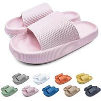 Hausschuhe Badeschuhe Rutschfest Dicke Sohle Slippers Rosa-40/41 Hausschuh von OTTO