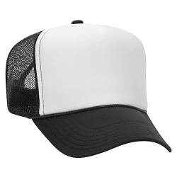 Otto Trucker-Mütze mit 5 Paneelen, Polyester-Schaumstoff, Schwarz / Weiß / Schwarz, Einheitsgröße von OTTO