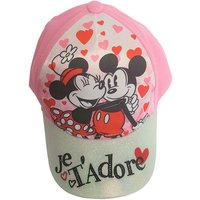 Schirmmütze Glitzer Cappy Minnie und Mickey Mouse mit Herzen J von OTTO