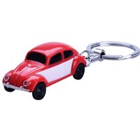 Schlüsselanhänger VW SCHLÜSSELANHÄNGER mit LED Käfer Beetle Boxter Volkswagen 02 (Rot), Taschenlampe von OTTO