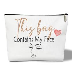 OUDIEA Wimpern-Make-up-Tasche, diese Tasche enthält My Face Kosmetik-Reisetasche, Urlaubsgeschenk für beste Freundin, Tochter, Ehefrau, beste Freundin, Schwester, Kulturbeutel, Reisezubehör-Tasche von OUDIEA