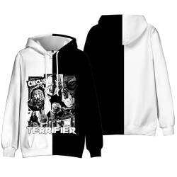 OUHZNUX 3D Lustiger Hoodie Terriifier Halloween Druck Kinder Pullover Winter Damen/Herren Halloween Cosplay Sweatshirt XS-3XL-A||XS von OUHZNUX