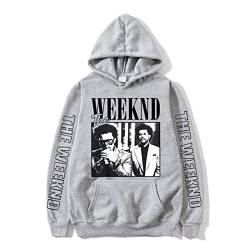 OUHZNUX Hoodie The Weeknd Graphic Kapuzenpullover Mann Pullover Männlich Lose Streetwear Herren Und Damen Hoodie Mit Tasche Übergröße Sweatshirt XS-4XL-Black||XS von OUHZNUX