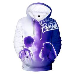 OUHZNUX Julie and The Phantoms Hoodie, Langarm-Sweatshirt mit 3D-Charakterdruck, Street Casual Fashion Bequemes Sporttop für Männer und Frauen (XS-4XL) von OUHZNUX