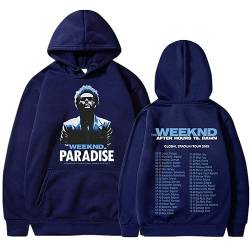 OUHZNUX The Weeknd Hoodie Mode Kapuzenpullover Lässiger Unisex Sportpullover Herren Damen Sweatshirts XS-3XL-Black||XS von OUHZNUX