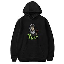 OUHZNUX Yeat Printed Hoodie, Paar Langärmeliges Bandhemd, Stilvolle, Lockere, Lässige Und Komfortable Hip-Hop-Sänger Neutral Sports Top (XS-4XL) von OUHZNUX