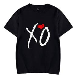 The Weeknd Herren T-Shirt Schwarz 90Er Jahre Xo Vintage T-Shirt T-Shirt Oversized Damen Casual T-Shirt Xxs-3Xl von OUHZNUX