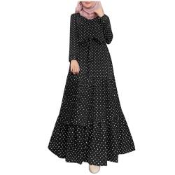 OUMSHBI Muslim Kleidung für Frauen Muslimische Kleider Damen Elegant Tesettür Giyim Elbise Abiye Muslimische Kleidung Frauen Set Tesettür Giyim Elbise Muslimische Kleider Damen Mit Kopftuch von OUMSHBI