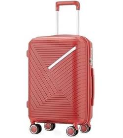 OUYUE Koffer Gepäck Handgepäck, Leichter Koffer, Reisegepäck Mit Spinner-Rollen-Koffer Reisekoffer (Color : E, Size : 24in) von OUYUE