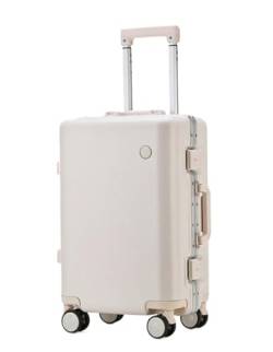 OUYUE Koffer Handgepäck, Multifunktionaler Trennwand-Trolley, Leichtes Passwort-Reise-Hartschalengepäck Reisekoffer (Color : F, Size : 20inch) von OUYUE