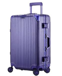 OUYUE Koffer Koffer Mit Rädern, Großes Fassungsvermögen, Hartkanten-Gepäck, Sicherheitskombinationsschloss Reisekoffer (Color : E, Size : 20in) von OUYUE