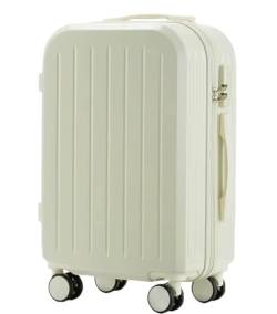 OUYUE Koffer Koffer Mit Rollen, Leichtes Handgepäck, ABS-Handgepäckkoffer Mit Griff Reisekoffer (Color : A, Size : 24 inch) von OUYUE