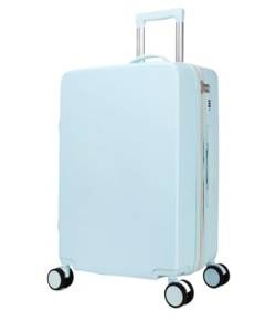 OUYUE Koffer Koffergepäck Mit Spinnerrädern, Hartschalen-Rollkoffer, ABS-Kombinationsschloss, Leicht Reisekoffer (Color : B, Size : 20 in) von OUYUE