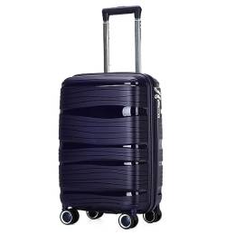 OUYUE Koffer Reisekoffer Mit Spinnerrädern, Leichten Ergonomischen Griffen, Reisekoffer Reisekoffer (Color : Blue, Size : 20inch) von OUYUE