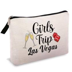 OUZ Reisetasche für Damen, Motiv: Trip Las Vegas, Reisegeschenk, Las Vegas, Make-up-Tasche, modisch von OUZ