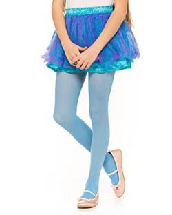 OVISSA Strumpfhose Mädchen Ballettstrumpfhose Kinderstrumpfhosen, Blau 7-8 Jahre von OVISSA