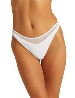 OW Intimates Damen Londyn Thong G String Panties, Weiß, XS EU von OW Intimates