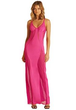 OW Intimates Damen Swirl Long Dress, Rosa, XL EU von OW Intimates