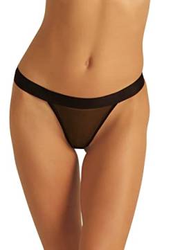 OW Intimates Women's Kenzie Thong G-String Panties, Schwarz, S von OW Intimates