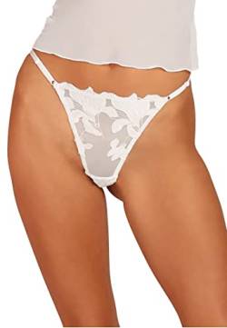 OW Intimates Women's Lily G-String Panties, Weiss, Extra Large von OW Intimates