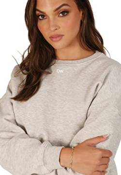 OW Intimates Women's OW Crewneck Sweatshirt, Hellgrau, XL von OW Intimates
