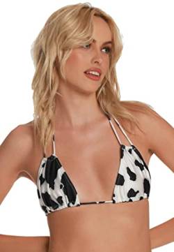 Ow Intimates Damen Tropical Bikini Top, Animal Print, M von OW Intimates