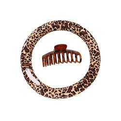 OXIDAX Hitzelose Curling -Stange Lazy Lockenstirnband Machen Haare weiche und glänzende Haarburler -Friseur -Werkzeuge Hitzes Haar Locken für Frauen (Color : Leopard) von OXIDAX