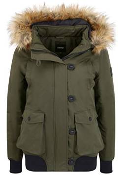 OXMO Acila Damen Winterjacke Damenjacke Jacke, Größe:L, Farbe:Deep Depths (190413) von OXMO