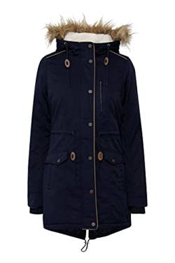 OXMO Anna Damen Winterparka Parka Mantel mit Fellkapuze und Teddy-Futter, Größe:XL, Farbe:INSIGNIA B (791991) von OXMO