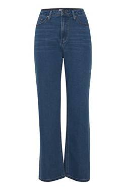 OXMO Anni Damen Jeans Denim Hose Straight Fit, Größe:31, Farbe:Mid Blue Denim (200461) von OXMO